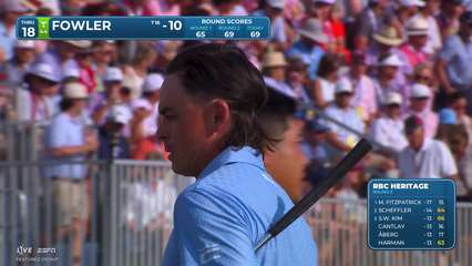 Rickie Fowler | Round 3 | 18th hole | Shot 5 | 2026 RBC Heritage