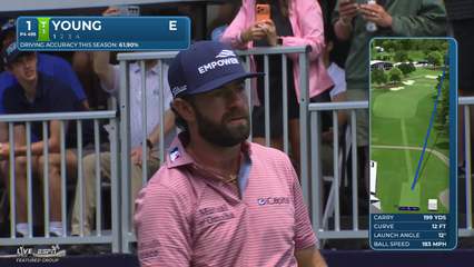 Cameron Young | Round 1 | 1st hole | Shot 1 | 2026 Truist Championship