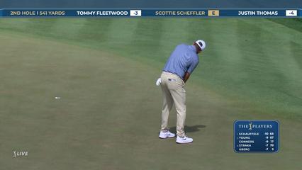 Scottie Scheffler | Round 2 | 2nd hole | Shot 4 | 2026 THE PLAYERS