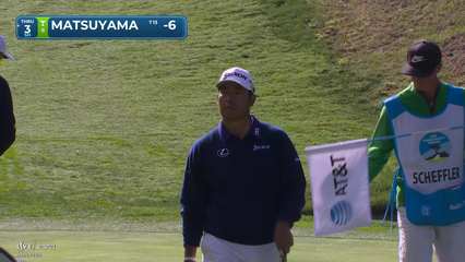 Hideki Matsuyama | Round 2 | 12th hole | Shot 3 | 2026 AT&T Pebble Beach