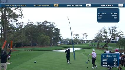 Patrick Cantlay | Round 4 | 16th hole | Shot 1 | 2025 THE PLAYERS