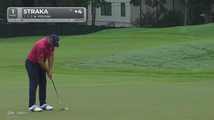 Sepp Straka | Round 2 | 1st hole | Shot 4 | 2025 TOUR Championship