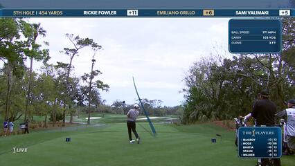 Emiliano Grillo | Round 4 | 5th hole | Shot 1 | 2025 THE PLAYERS