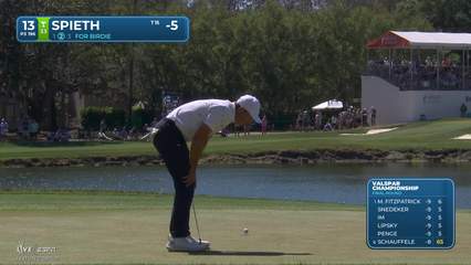 Jordan Spieth | Round 4 | 13th hole | Shot 3 | 2026 Valspar