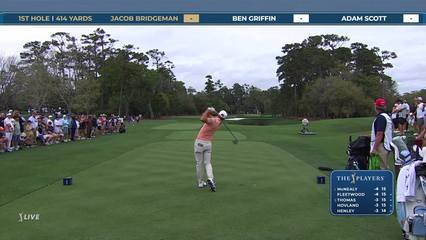 Jacob Bridgeman | Round 1 | 1st hole | Shot 1 | 2026 THE PLAYERS