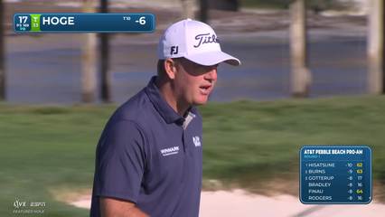 Tom Hoge | Round 1 | 17th hole | Shot 3 | 2026 AT&T Pebble Beach