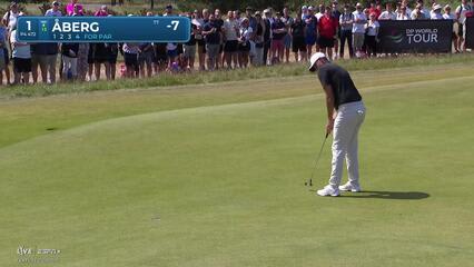 Ludvig Åberg | Round 4 | 1st hole | Shot 4 | 2025 Genesis Scottish Open