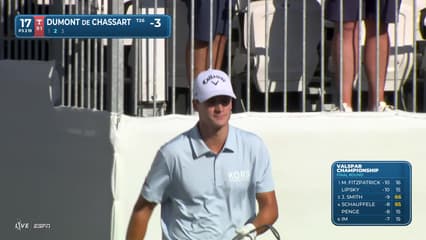 Adrien Dumont de Chassart | Round 4 | 17th hole | Shot 2 | 2026 Valspar