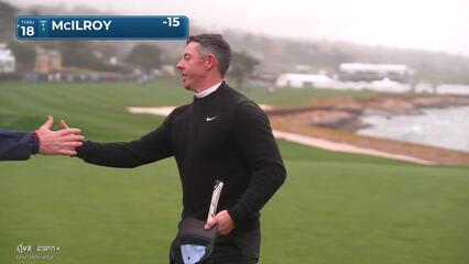 Rory McIlroy | Round 3 | 18th hole | Shot 4 | 2025 AT&T Pebble Beach