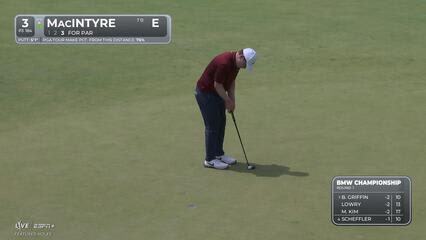 Robert MacIntyre | Round 1 | 3rd hole | Shot 3 | 2025 BMW Championship