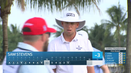 Sam Stevens | Round 1 | 14th hole | Shot 5 | 2026 Cadillac
