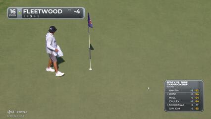 Tommy Fleetwood | Round 1 | 16th hole | Shot 3 | 2025 FedEx St. Jude