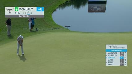 Maverick McNealy | Round 3 | 11th hole | Shot 4 | 2025 BMW Championship