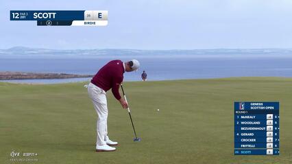 Adam Scott | Round 1 | 12th hole | Shot 3 | 2025 Genesis Scottish Open