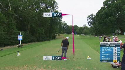 Alex Noren | Round 4 | 3rd hole | Shot 1 | 2025 Wyndham