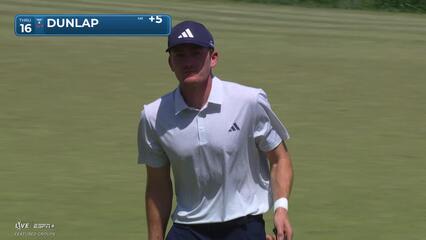 Nick Dunlap | Round 4 | 16th hole | Shot 4 | 2025 Truist Championship