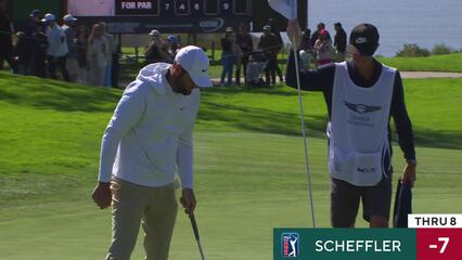 Scottie Scheffler | Round 3 | 8th hole | Shot 3 | 2025 Genesis