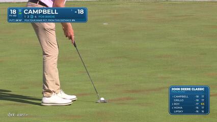 Brian Campbell | Round 4 | 18th hole | Shot 4 | 2025 John Deere