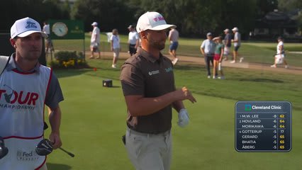 Wyndham Clark | Round 1 | 18th hole | Shot 1 | 2026 TOUR Championship