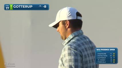 Chris Gotterup | Round 2 | 17th hole | Shot 4 | 2026 WM Phoenix Open