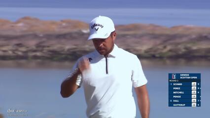 Xander Schauffele | Round 2 | 14th hole | Shot 2 | 2025 Genesis Scottish Open