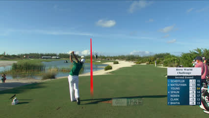 Hideki Matsuyama | Round 2 | 17th hole | Shot 1 | 2025 Hero World Challenge