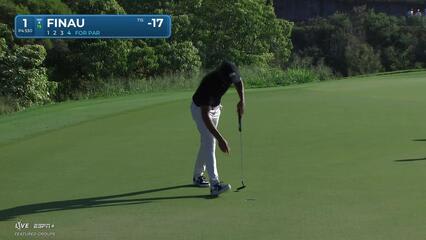 Tony Finau | Round 4 | 1st hole | Shot 4 | 2025 The Sentry