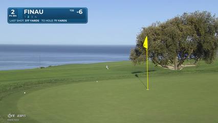 Tony Finau | Round 4 | 2nd hole | Shot 2 | 2026 Farmers