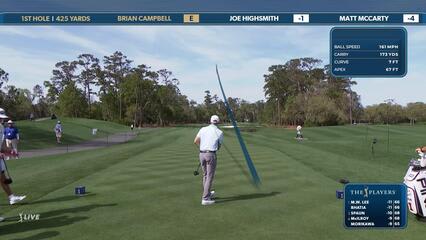 Brian Campbell | Round 2 | 1st hole | Shot 1 | 2025 THE PLAYERS