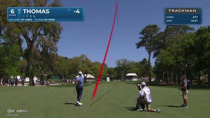 Justin Thomas | Round 1 | 6th hole | Shot 2 | 2025 RBC Heritage