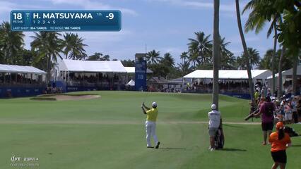 Hideki Matsuyama | Round 4 | 18th hole | Shot 2 | 2025 Sony Open