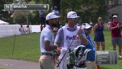 Akshay Bhatia | Round 3 | 14th hole | Shot 1 | 2025 FedEx St. Jude