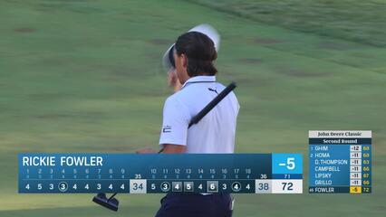 Rickie Fowler | Round 2 | 18th hole | Shot 4 | 2025 John Deere