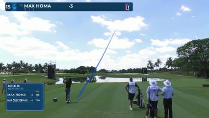 Max Homa | Round 2 | 15th hole | Shot 1 | 2026 Cadillac