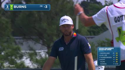 Sam Burns | Round 2 | 3rd hole | Shot 6 | 2026 Texas Children's