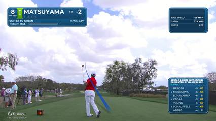 Hideki Matsuyama | Round 1 | 8th hole | Shot 1 | 2026 Arnold Palmer