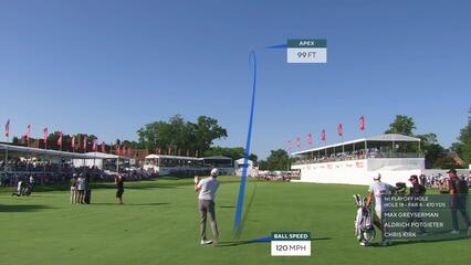 Chris Kirk | Playoff 1 | 18th hole | Shot 2 | 2025 Rocket Classic