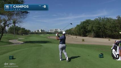Rafael Campos | Round 4 | 16th hole | Shot 1 | 2025 Mexico Open