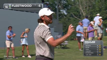 Tommy Fleetwood | Round 1 | 16th hole | Shot 4 | 2025 FedEx St. Jude