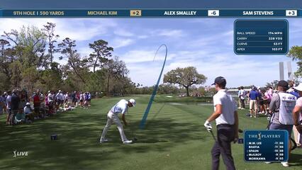 Michael Kim | Round 2 | 9th hole | Shot 1 | 2025 THE PLAYERS