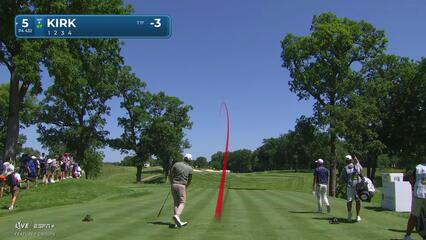 Chris Kirk | Round 1 | 5th hole | Shot 1 | 2025 John Deere