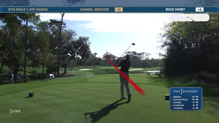 Daniel Berger | Round 3 | 5th hole | Shot 1 | 2026 THE PLAYERS