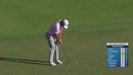 Davis Riley | Round 3 | 14th hole | Shot 3 | 2026 Sony Open