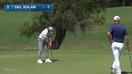 Cristobal Del Solar | Round 1 | 3rd hole | Shot 4 | 2025 Mexico Open