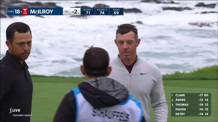 Rory McIlroy | 2024 AT&T Pebble Beach | Round 3 | 9th hole | Shot 5