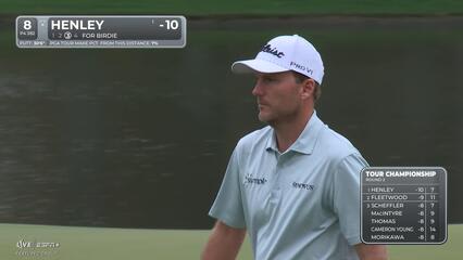 Russell Henley | Round 2 | 8th hole | Shot 4 | 2025 TOUR Championship