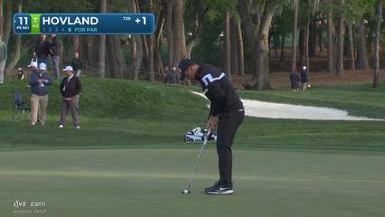 Viktor Hovland | Round 1 | 11th hole | Shot 5 | 2026 Valspar