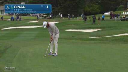 Tony Finau | Round 1 | 4th hole | Shot 3 | 2025 AT&T Pebble Beach