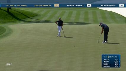 Keegan Bradley | Round 2 | 1st hole | Shot 4 | 2025 THE PLAYERS