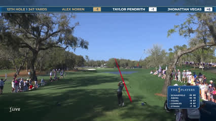 Alex Noren | Round 2 | 12th hole | Shot 1 | 2026 THE PLAYERS